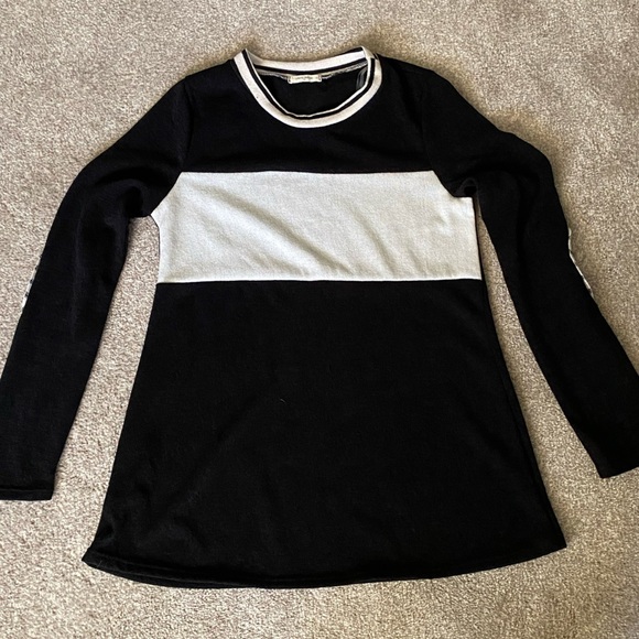 Women’s Medium 12PM by Mon Ami On Another Level Striped Top - Picture 2 of 6